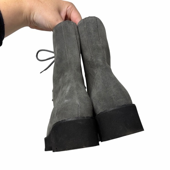 Aquatalia Savina Waterproof Suede Boot Size 8.5 - Picture 7 of 12